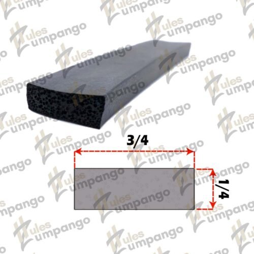 Esponja Plana 3/4¨ x 1/4¨