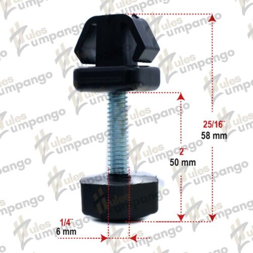 Tope Nivelador Universal Hexagonal Tornillo 1/4 x 2¨