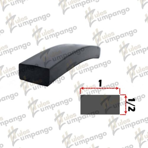 Hule Plana Chasis 1¨ x 1/2¨