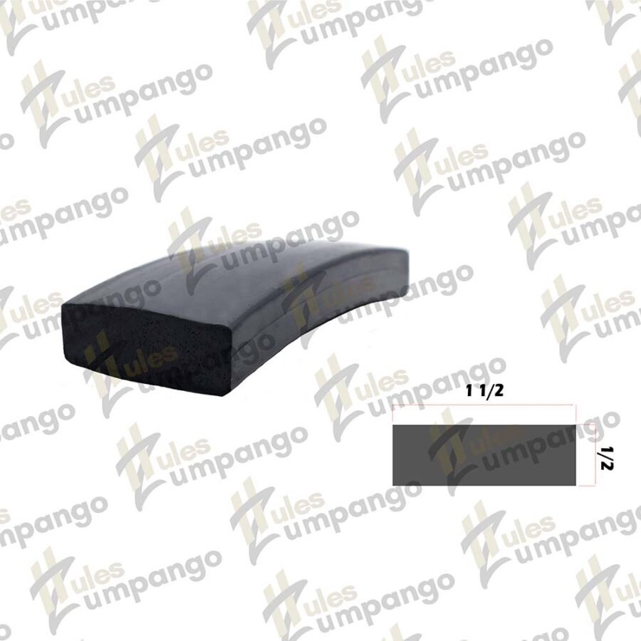 Hule Plana Chasis 1 1/2¨ x 1/2¨