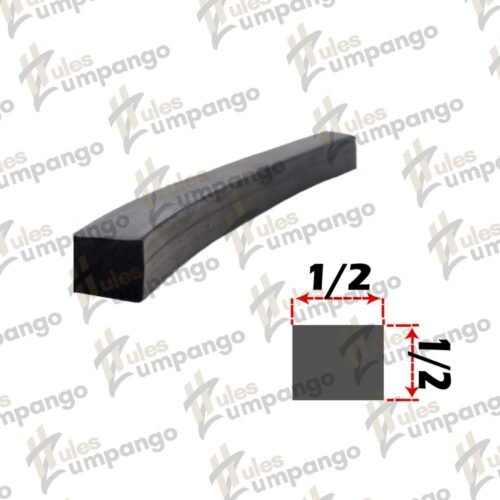 Hule Plana Chasis 1/2¨x 1/2¨