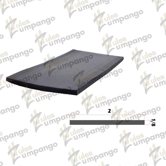Hule Plana Chasis 2¨ x 1/8¨