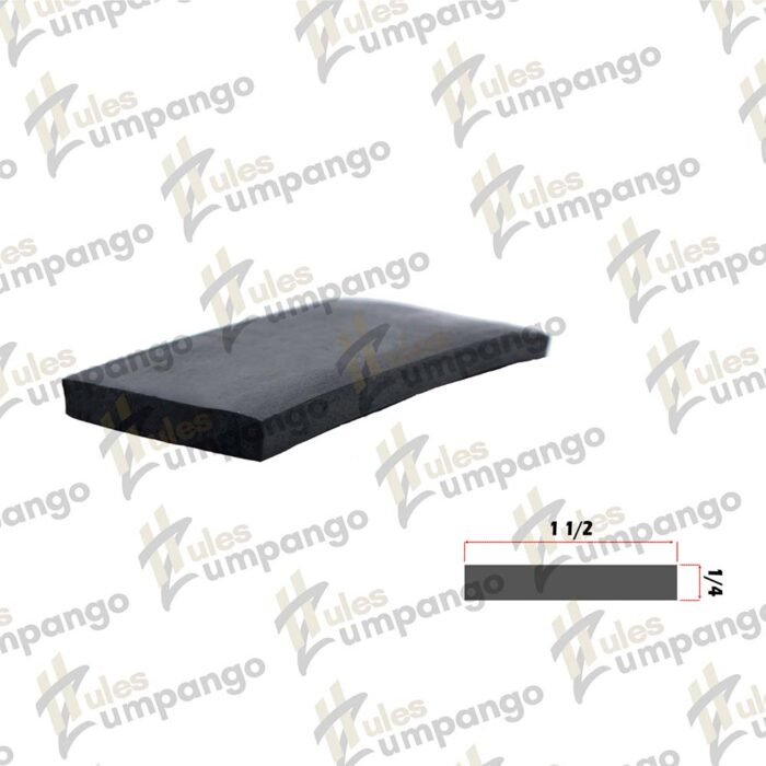 Hule Plana Chasis 1 1/2¨ x 1/4¨