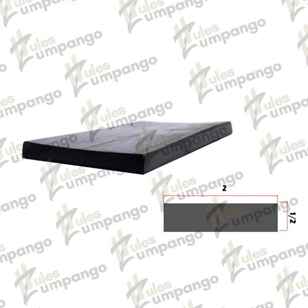 Hule Plana Chasis 2¨ x 1/2¨