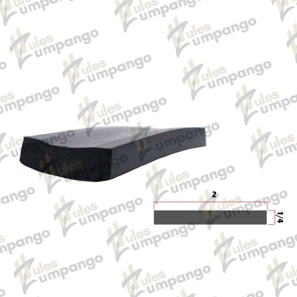 Hule Plana Chasis 2¨ x 1/4¨