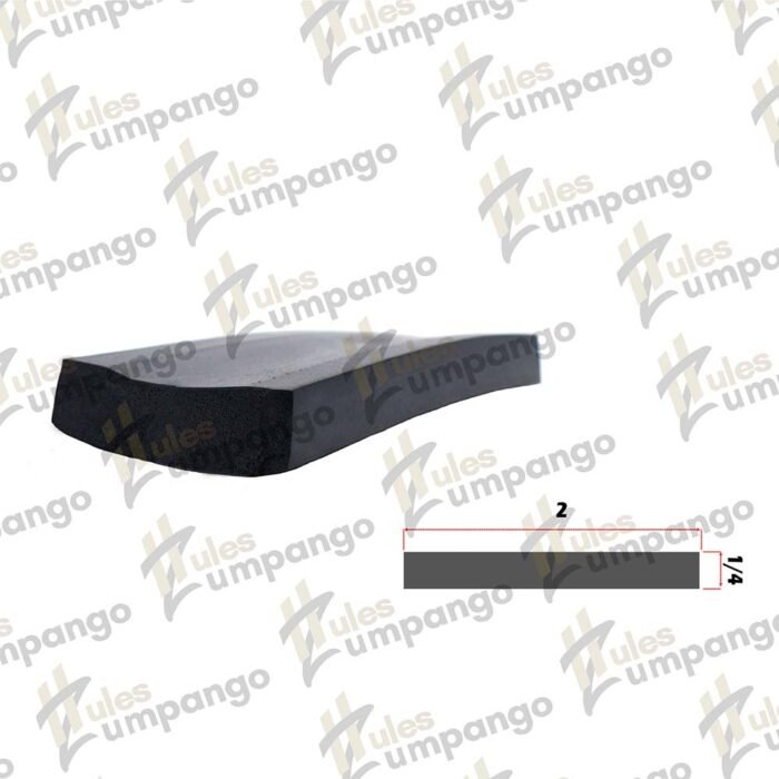 Hule Plana Chasis 2¨ x 1/4¨