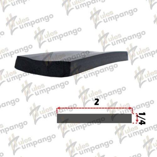 Hule Plana Chasis 2¨ x 1/4¨