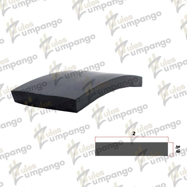 Hule Plana Chasis 2¨ x 3/8¨