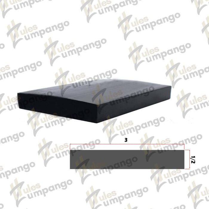 Hule Plana Chasis 3¨ x 1/2¨