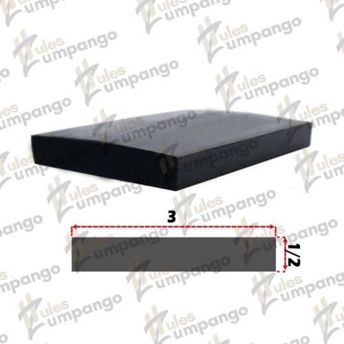 Hule Plana Chasis 3¨ x 1/2¨