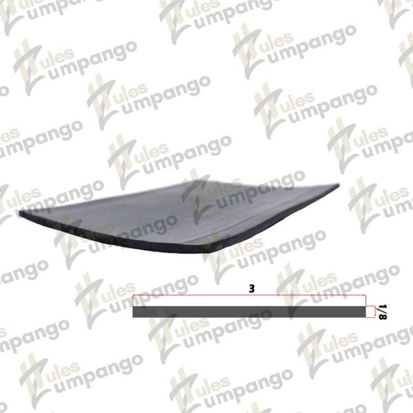 Hule Plana Chasis 3¨ x  1/8¨