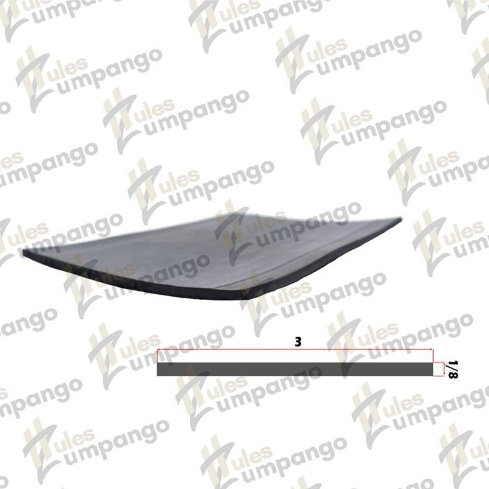 Hule Plana Chasis 3¨ x  1/8¨