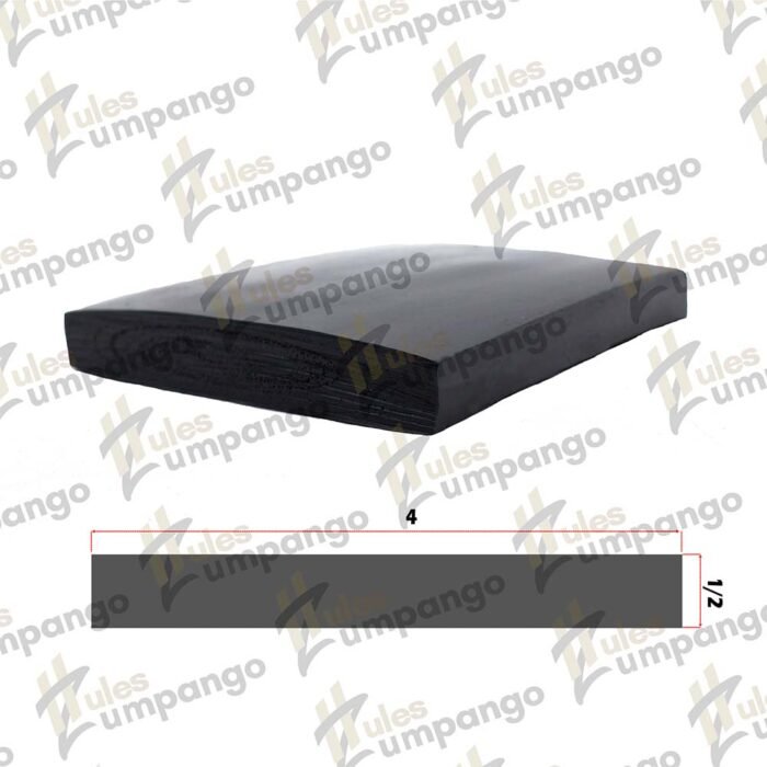 Hule Plana Chasis 4¨ x 1/2¨