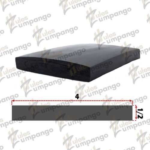 Hule Plana Chasis 4¨ x 1/2¨