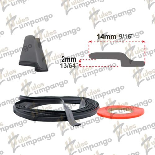 Moldura Vinil Aleta con Adhesivo