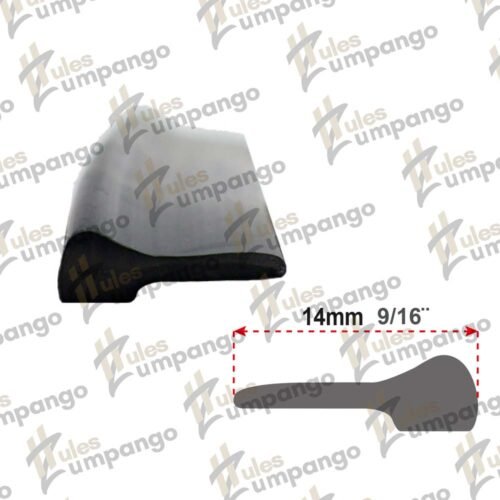 Moldura Vinil Aleta Vidrio