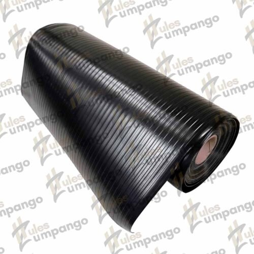 Tapete Piso Acanalado Negro 1.70 Mts.